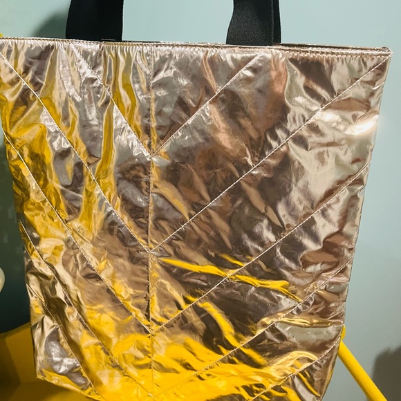 Victoria's Secret Gold Tote Bag - Picture 5 of 5